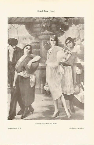 LAMINA ESPASA 19706: La fuene de la Cruz del Rastro por L. Huidobro