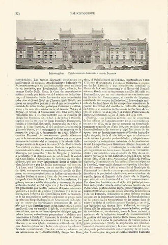 LAMINA ESPASA 18204: Balneario Lorenzo Berzieri en Salsomaggiore