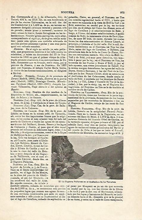LAMINA ESPASA 20219: El rio Noguera Pallaresa
