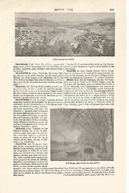 LAMINA ESPASA 20860: Valle del Isar Alemania