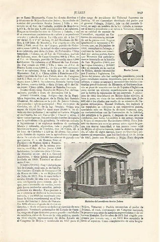 LAMINA ESPASA 21095: Mausoleo de Benito Juarez