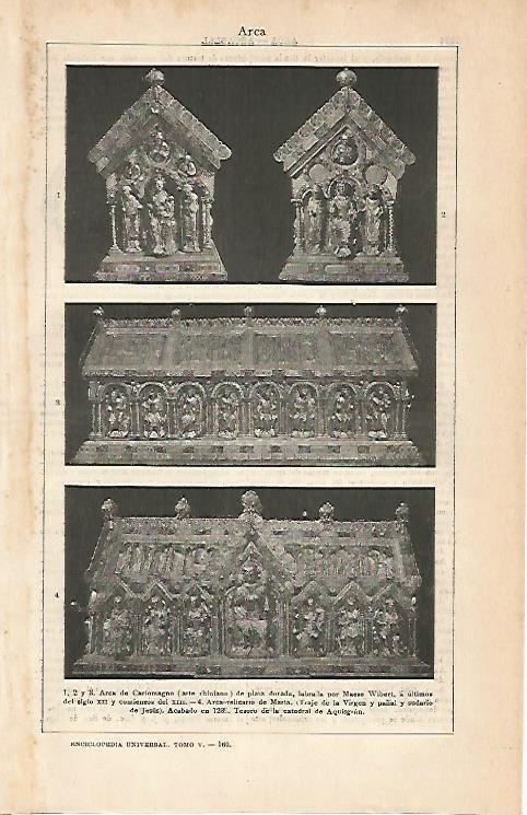 LAMINA ESPASA 7107: Arca de Carlomagno