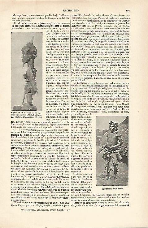 LAMINA ESPASA 21606: Hechicero niam-niam