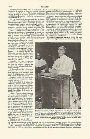 LAMINA ESPASA 21851: La ultima fotografia de Pio XII