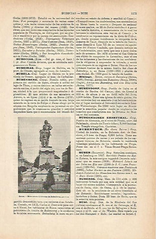 LAMINA ESPASA 11832: Monumento a A. Bubenberg en Berna