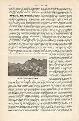 LAMINA ESPASA 6461: Vista de Taormina Italia