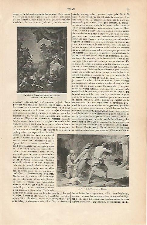 LAMINA ESPASA 6734: La edad de Plata por Cortona. La edad de Piedra por Benner