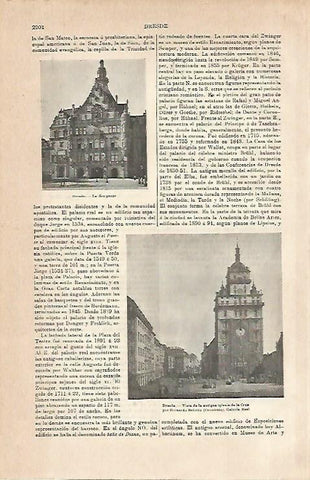 LAMINA ESPASA 3147: Vistas de Dresde Alemania