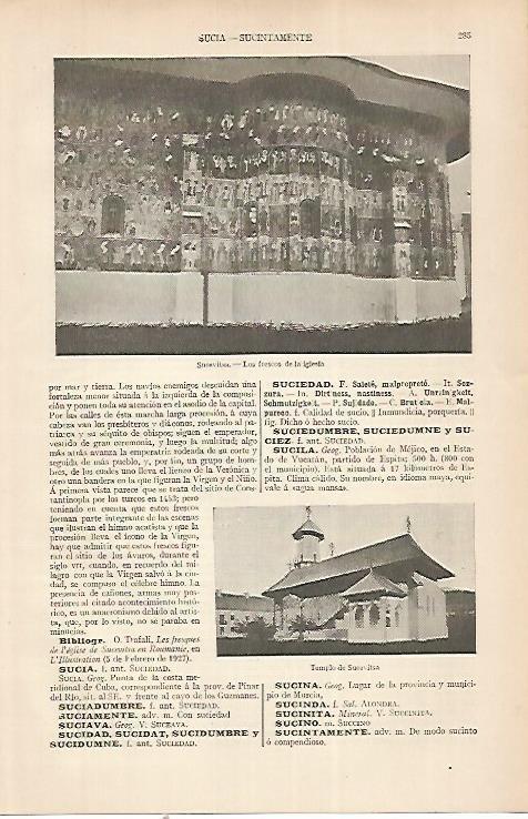 LAMINA ESPASA 22507: Frescos de la iglesia de Sucevitsa