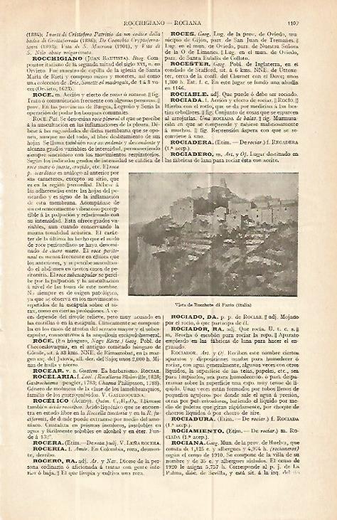 LAMINA ESPASA 13711: Vista de Rocchete di Fazio Italia