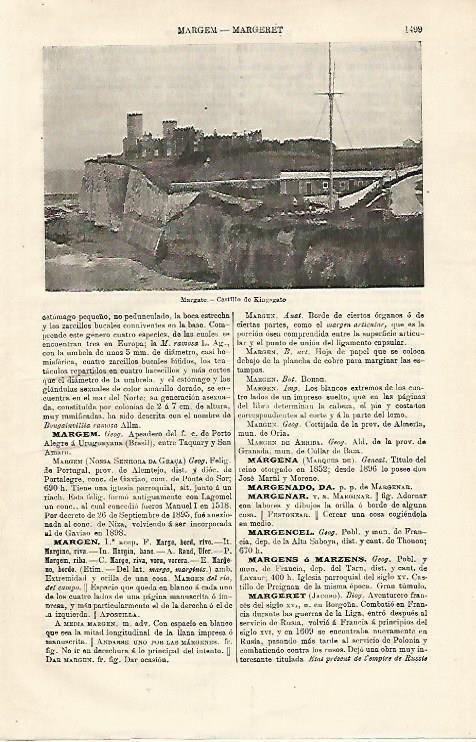 LAMINA ESPASA 18765: Castillo de Kingsgate Inglaterra