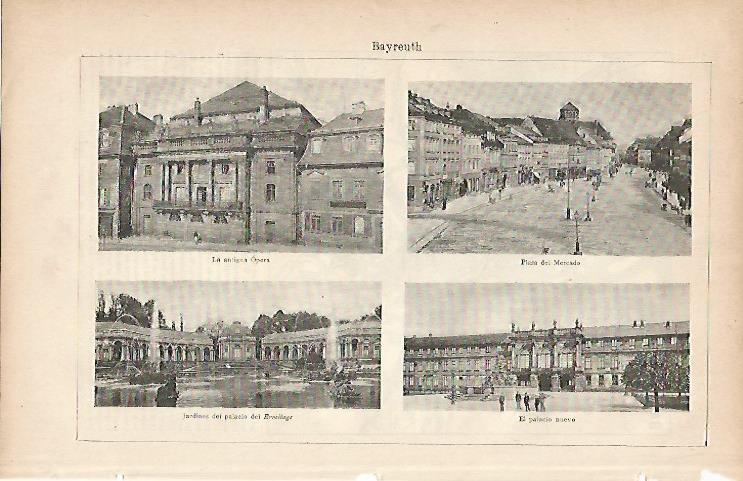 LAMINA ESPASA Alemania 9852: Vistas de BayreuthAlemania