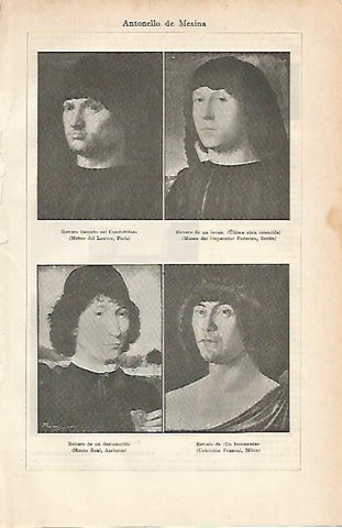 LAMINA ESPASA 7033: Obras de Antonello de Mesina