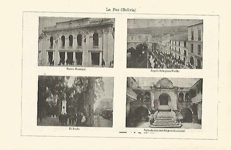 LAMINA ESPASA 23875: Edificios de La Paz en Bolivia