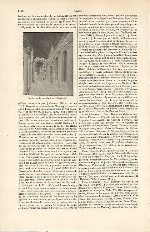 LAMINA ESPASA 23880: Capilla Pazzi de Florencia