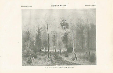LAMINA ESPASA 24373: Dia de otoño por C. Buchholz