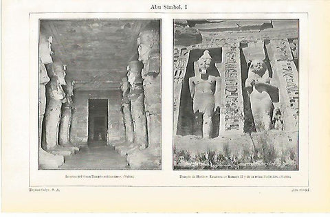 LAMINA De ESPASA 0082: Abu Simbel I