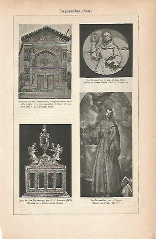 LAMINA ESPASA 25186: Imagenes de San Bernardino