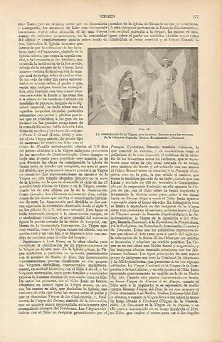 LAMINA ESPASA 4097: La Anunciacion de la Virgen por Ivanov