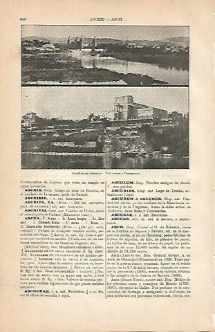 LAMINA ESPASA Alemania 5647: Vistas de Aschaffenburgo Alemania