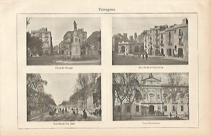 LAMINA ESPASA 5736: Vistas de Tarragona