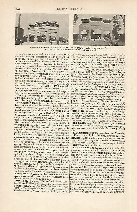 LAMINA ESPASA 6353: Monumento a Ketteler en Pekin China