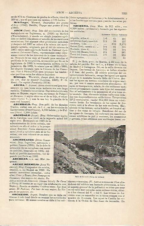 LAMINA ESPASA 7117: Salto de la novia en Archena Murcia