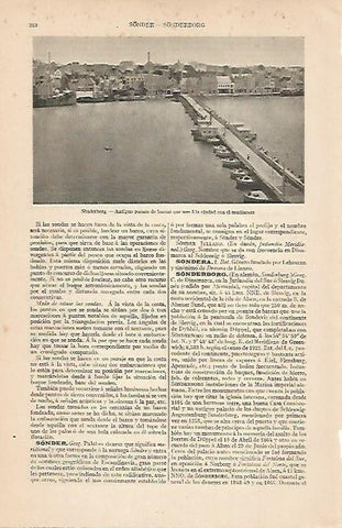 LAMINA ESPASA 7504: Puente de Sonderborg Dinamarca