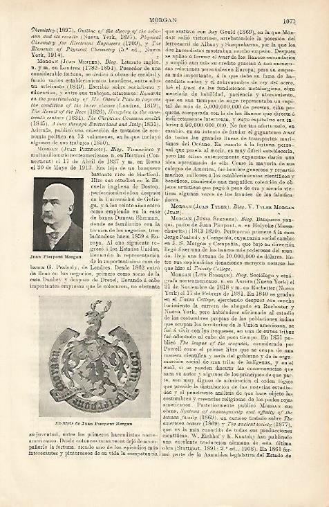 LAMINA ESPASA 8759: Juan Pierpont Morgan