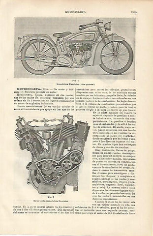 LAMINA ESPASA 8831: Motocicleta Excelsier