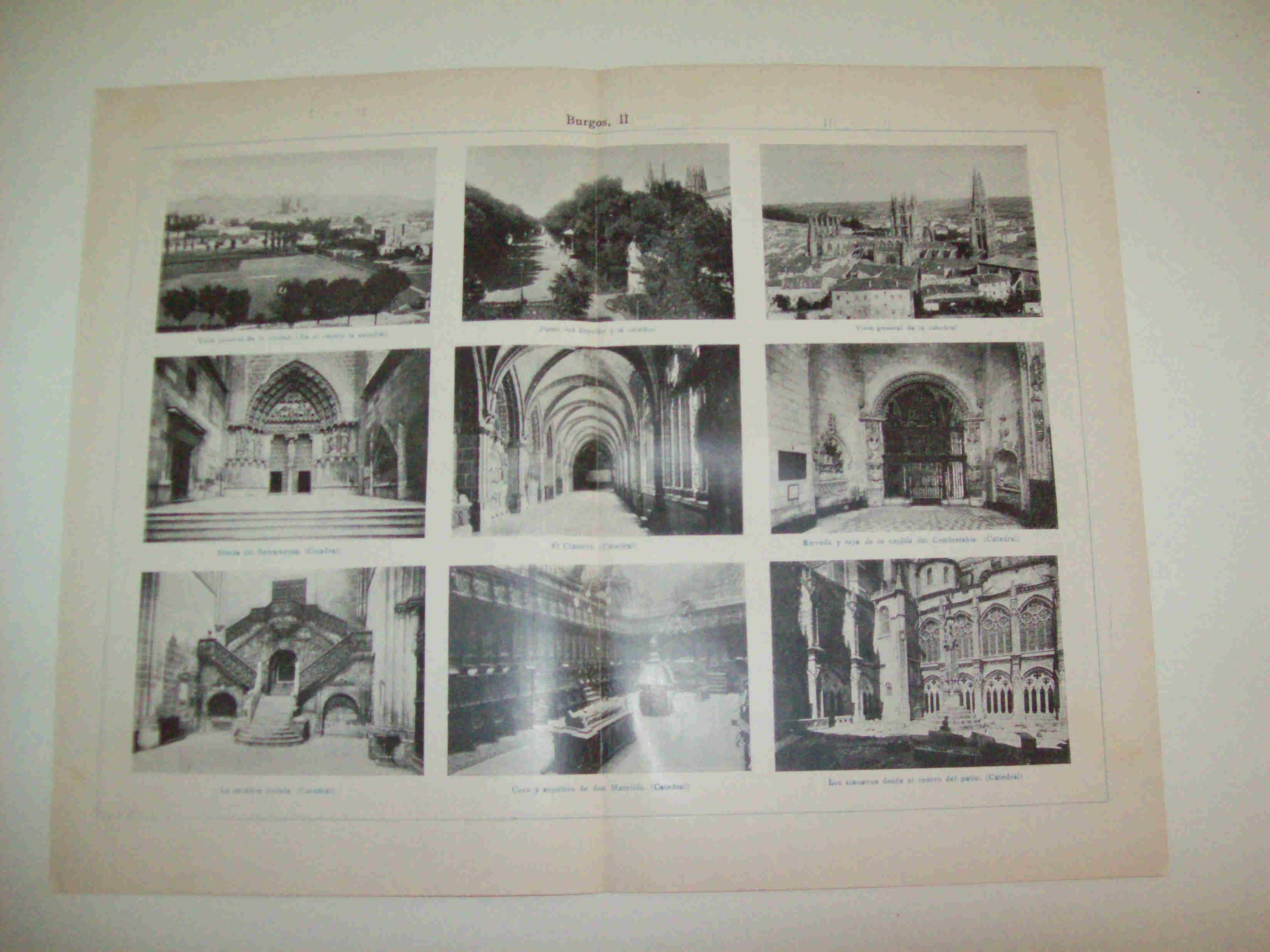 LAMINA ESPASA 11912: Imagenes de Burgos