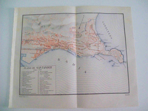 LAMINA ESPASA 12247: Plano de Santander