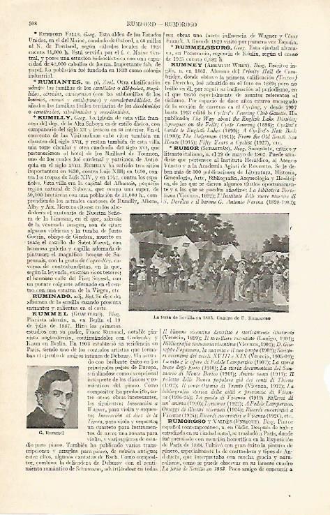LAMINA ESPASA 14026: Feria de Sevilla de 1883