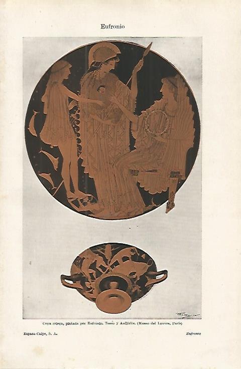 LAMINA ESPASA 16424: Copa griegapintada por Eufronio