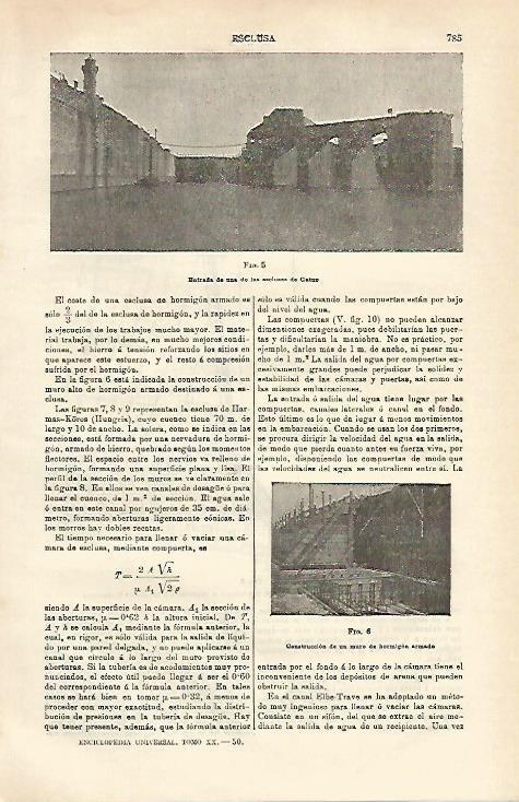 LAMINA ESPASA 16577: Esclusa de Gatun