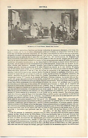 LAMINA ESPASA 16642: La Escuela por Webster