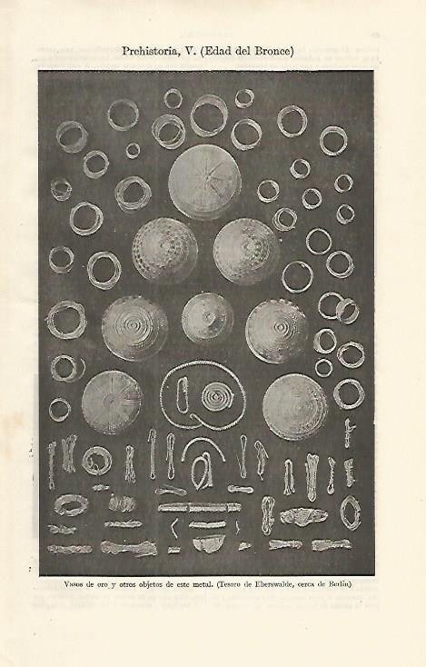 LAMINA ESPASA Alemania 16716: Objetos del Tesoro de Eberswalde Alemania