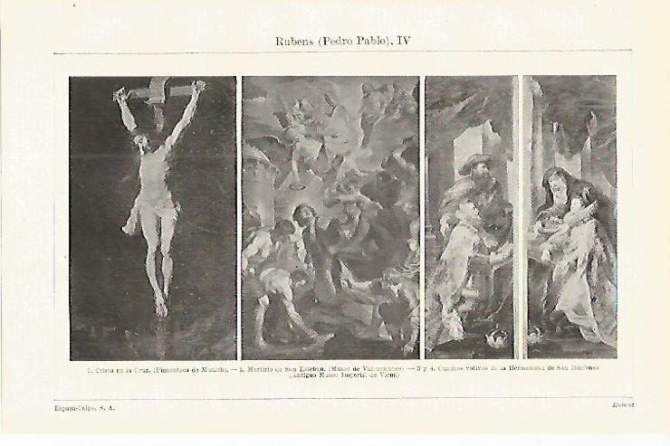 LAMINA ESPASA 17002: Pinturas de Rubens en Viena