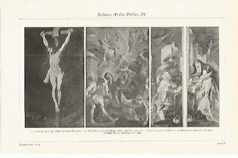 LAMINA ESPASA 17002: Pinturas de Rubens en Viena