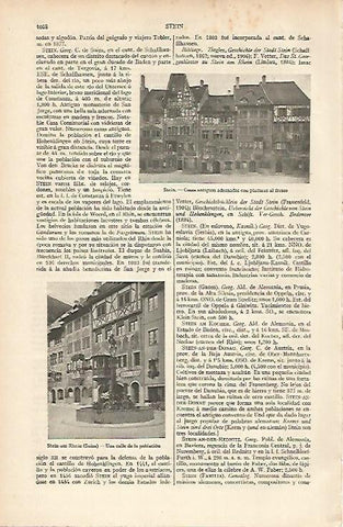 LAMINA ESPASA 7406:  Casas antiguas de Stein Serbia
