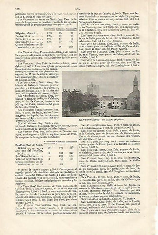 LAMINA ESPASA 18401: San Vicenti Italia