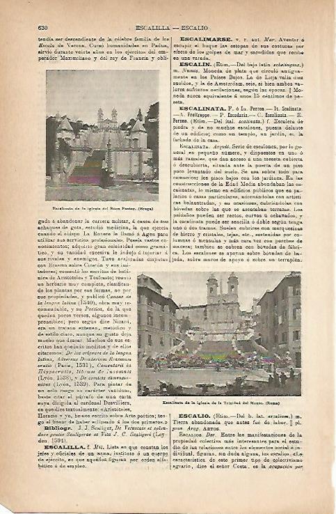 LAMINA ESPASA 18858: Escalinata de la iglesia del Buen Pastor de Praga