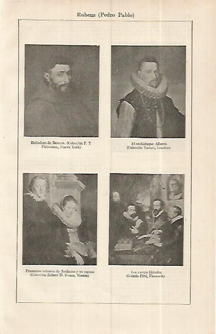LAMINA ESPASA 19306: Retratos pintados por Rubens
