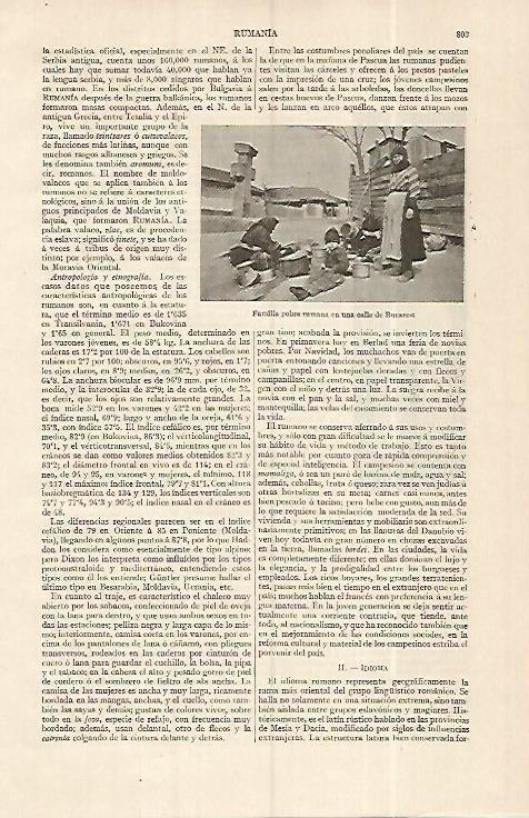 LAMINA ESPASA 19348: Familia en Bucarest Rumania