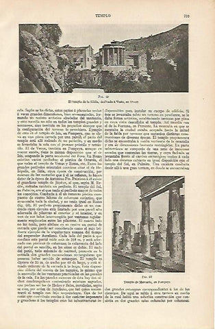 LAMINA ESPASA 2729: Templo de la Sibila de Tivoli