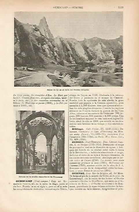 LAMINA ESPASA 7762: Rocas de Sy Belgica