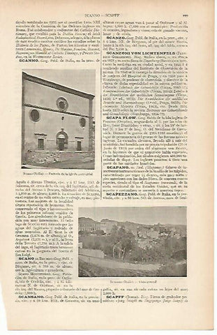 LAMINA ESPASA 19593: Scanno y Scansano Italia
