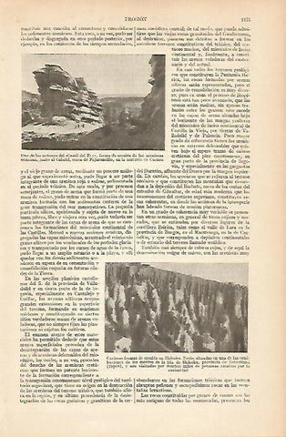 LAMINA ESPASA 5444: Peñascos Castil del Rey en Pajaroncillo Cuenca