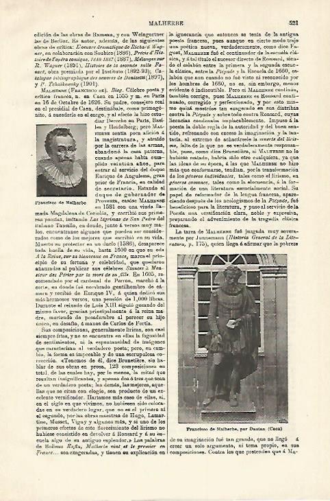 LAMINA ESPASA 18572: Francisco de Malherbe