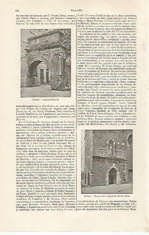 LAMINA ESPASA 20412: Arco de Ricardo en Trieste Italia